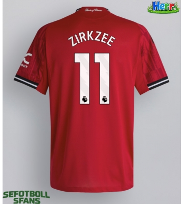 Manchester United Joshua Zirkzee #11 Hemmatröja 2025-26 Kortärmad